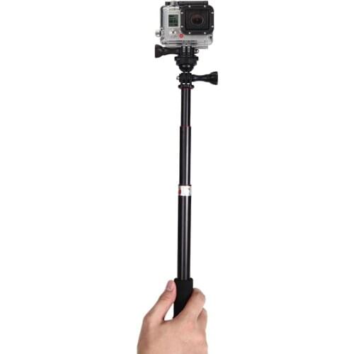 Waterproof Monopod Tripod Telescoping Extendable Pole Handheld Tripod Mount Selfie Stick for GoPro Hero 2/3 Action Video Camera