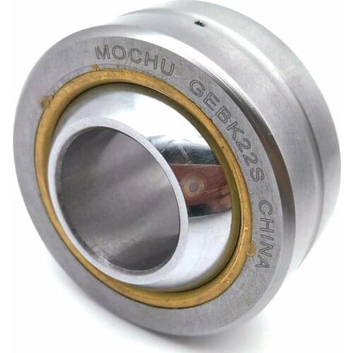 1PIECE MOCHU GEBK22S 22X50X28X20 PB22 GEBK PB Radial Shaft Spherical Plain Bearings With Self-lubrication