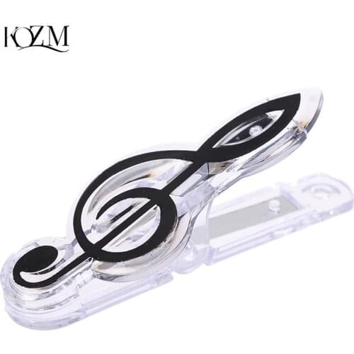 1Pc Musical Book Note Clip Plastic Piano Music Book Page Clip Treble Clef Clip