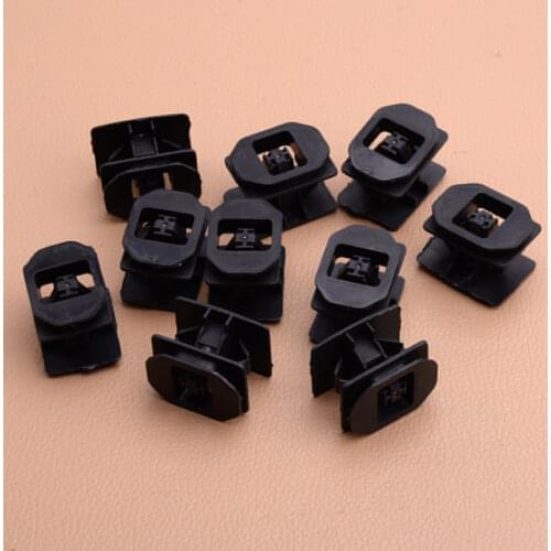10pcs 6G1Z5410182A Car Plastic Rocker Panel Moulding Clips Fasteners Fit For Ford 500 2005-2017 2018 6G1Z-5410182-A