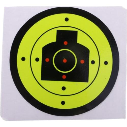 200pcs Shooting Splatter Targets Paper Sticker Dia 7.5cm/3inch High Visibility & High Strength