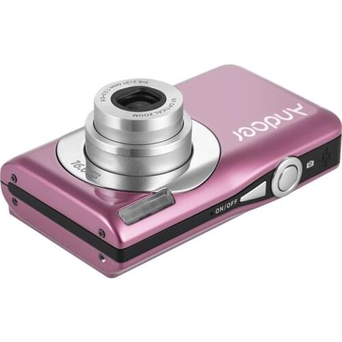 2018 Andoer Camera LCD Screen Kids Children Gift Video Camera 16MP 720P HD Digital Camera 8X Optical 4X Digital Zoom Camcorder