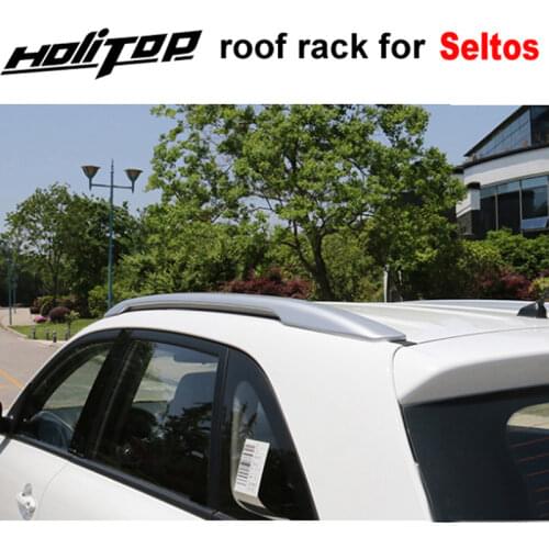 OE roof rack luggage rail/roof bar for KIA Seltos 2015-2019, original shape, upgrade car, free drill hole, easy installation