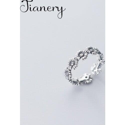 Bohemian Vintage Big Flowers Rings For Women Lady Men Antique Knuckle Rings Boho Jewelry Anillos 2021