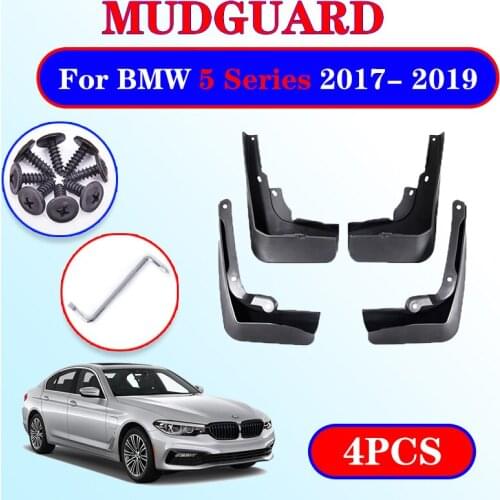 For BMW 5 Series G30 2017 2018 2019 Front Rear Car Fender Mud Guard Flaps Splash Flap Mudguards Accessories G30 520i 525i 528i