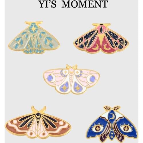 Butterfly Enamel Pins and Brooches for Women Men Lapel Pin Backpack Bags Badge Kids Gifts