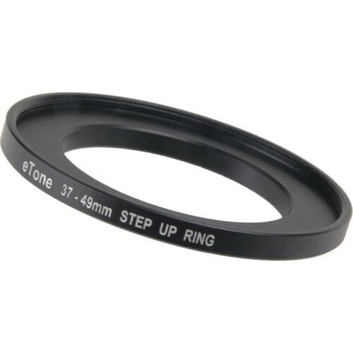 ETone 37-49mm Step Up Metal Lens Adapter Filter Ring 37mm Lens to 49mm Accessory