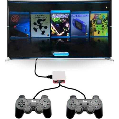 Cdragon New Emulation Station ES 32G Raspberry Pi 3B Game Console 10000 Games Built in 1 Retropie Arcade Classic Retro Game Gift