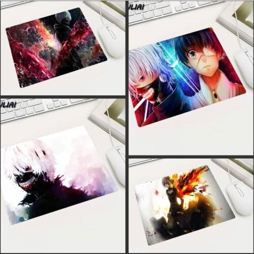 XGZ Small Size Game Tokyo Ghoul Cartoon Gaming Laptop Mouse Pad Gamer Computer Gamers Mouse Pads Decorate Your Desk for Lol
