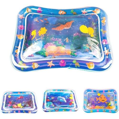 Baby Infant Cartoon Octopus Dolphin Inflatable Water Mat Summer Game Play Pad Parent-child Outdoor Interactive Educational Toys