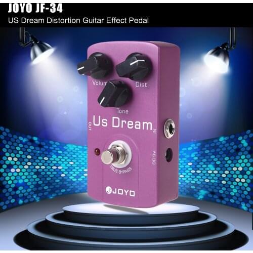 JOYO JF-34 Electric Guitar Effect Pedal US Dream Distortion Guitar Pedal True Bypass Guitar Parts & Accessories