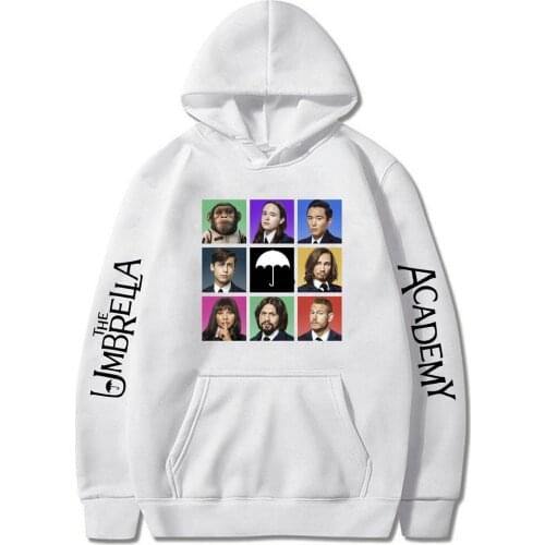 2021 The Umbrella Academy Hoodies Men Harajuku Winter Warm Diego Cha-Cha Graphic Streetwear Unisex Fashion Tops Sweatshirts