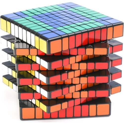 10x10 Shengshou 10Layers Speed Magic Cube Black Sticker 10x10x10 Cube Puzzle Magico Cobo For Children Adult Gift Toy
