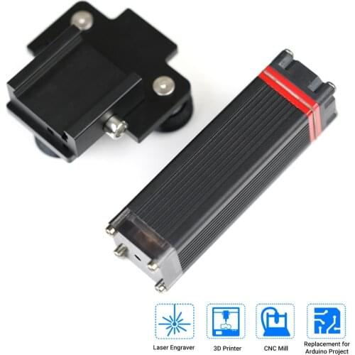 30W Laser Engraver Module 8pcs Fixed Lens Laser Cutter Head Set with 450nm 7.5W Blue Laser Diode TTL Modulation for CNC Router