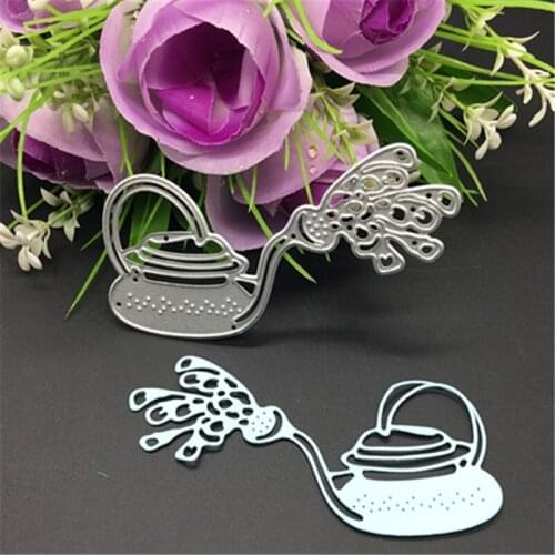 Teapot Metal Cutting Dies Stencil Scrapbooking Photo Album Card Paper Embossing Craft DIY