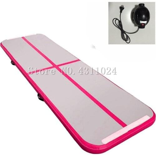 Inflatable Gymnastic Airtrack Tumbling Yoga Air Trampoline Track For Home Gymnastics Training Taekwondo Cheerleading with A Pump