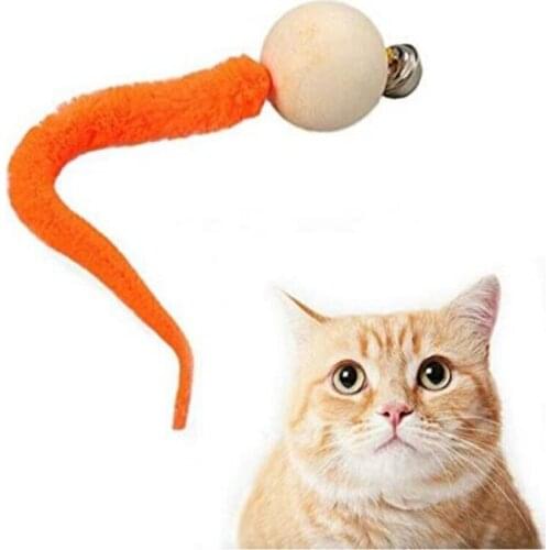 1pc 2020 New Wiggly Balls Cat Bell Toys Wiggly Ping Cat Bell for Pet Interactive Cat Worms Cat Toys with Bells