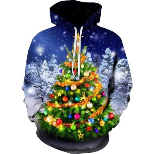 Autumn Winter Christmas Series Hoodies Men/Women Long Sleeve Hooded Sweatshirt Hoodie Tracksuit Sweat Coat Casual S-4XL