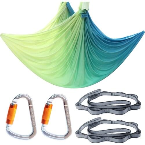 PRIOR FITNESS Aerial Silks Yoga Hammock 5 Meters Aerial Swing Trapeze Gym Equipment Indoor Home
