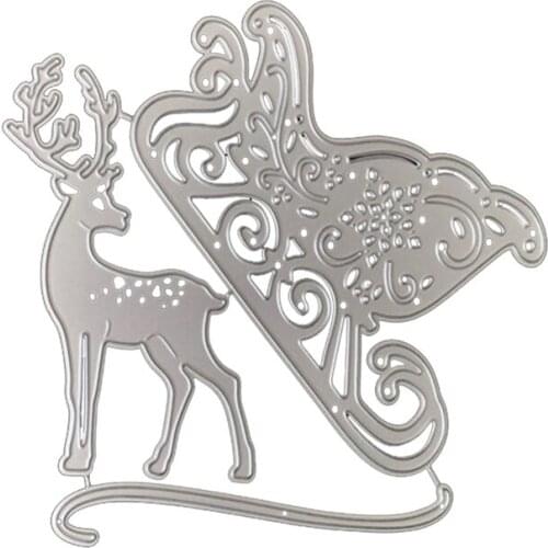 Christmas Metal Cutting Dies Deer Snowflake Tree Dies Bell Sock Craft Dies Cut Die Scrapbooking For DIY Card Making