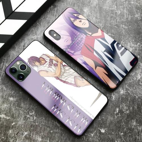 Kuroko No Basket Anime Murasakibara Atsushi For iPhone 6 6s 7 8 Plus X XR XS 11 Pro MAX silicone glass Phone case shell cover