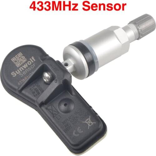 SUNWOLFProgrammable Sensor TPMS 433MHz Al AlloyTire Pressure Monitoring System Generic More Durable And Better Quality for Autel