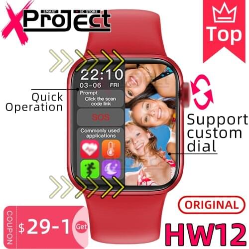 Smartwatch HW12 Smart Watch Bluetooth call heart rate Fitness bracelet Mens Watches pk amazfit x6 x7 Z15 Z20 w26 w46 w34 G500
