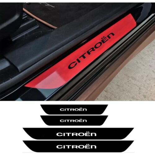 For Citroen C4 C1 C5 C3 C6 C-ELYSEE VTS Vinyl Door Sill Decal