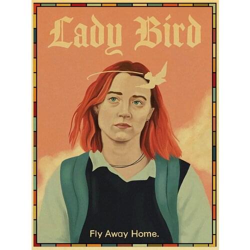 Vintage Movie Lady Bird Retro Printed Canvas 11CT Cross-Stitch Set Embroidery DMC Threads Painting Needlework Gift