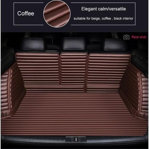WLMWL Custom leather car trunk mat for Infiniti all models FX EX JX G M QX50 QX56 QX80 QX70 Q70L QX50 QX60 Q50 car cargo liner