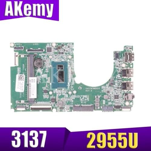 WVG6X 0WVG6X CN-0WVG6X w Cel2955U CPU DA0ZM3MB8D0 Laptop Motherboard Mainboard For DELL Inspiron 11 3137 Notebook PC
