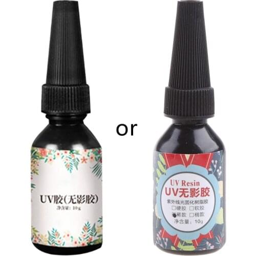 10g 20g 30g 50g 100g UV Resin Hard Type Crystal Clear Glue Ultraviolet Curing