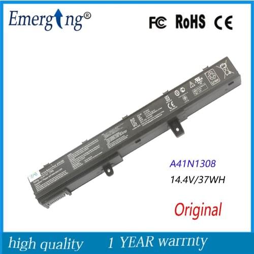 14.4V 2600Mah Original New Laptop Battery for ASUS X451C X551C A31N1319 A41N1308 X451 X551 X451CA X551CA X551M