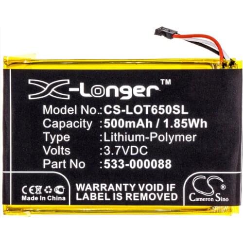 Cameron Sino 500mAh battery for LOGITECH MX Master Touchpad T650 1506 533-000088 HB303450