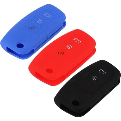 Car Key Case Cover For Ford Fiesta Focus 2 Ecosport Kuga Escape MK2 New C Max Ka Mondeo Galaxy C-Max S-Max Old Mondeo Eco Sport