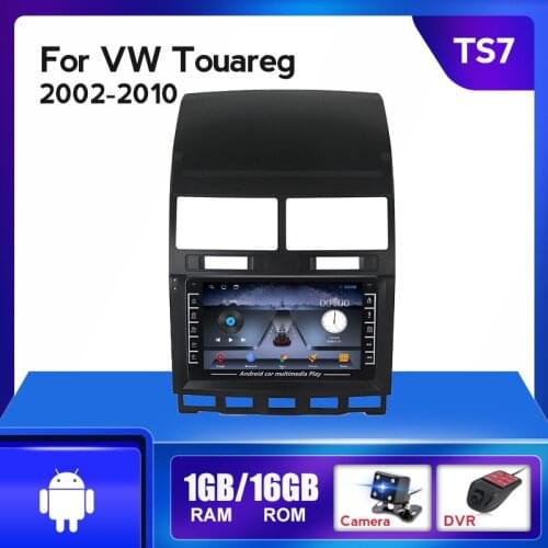 Quad Core Car Radio Multimedia Video Player Navigation GPS For Volkswagen VW Touareg GP 2002 - 2010 Android With Led Camera DVR