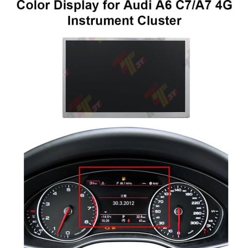 Color LCD Display Screen for Audi A6 C7/A7 4G Instrument Cluster Pixel Repair