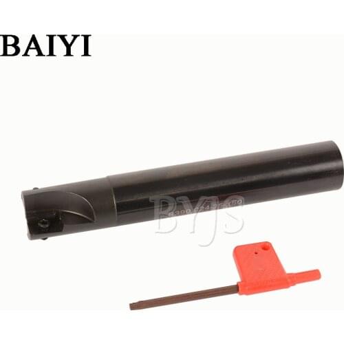 Milling cutter R390 C24-25-150 Indexable End Milling Holder Shank diameter 24mm length 150mm for insert APKT1605 holder