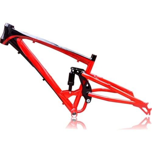 Kalosse Full Suspension Alloy Beach bicycle Frame 26*4.8 Inch Fat Bike Frame