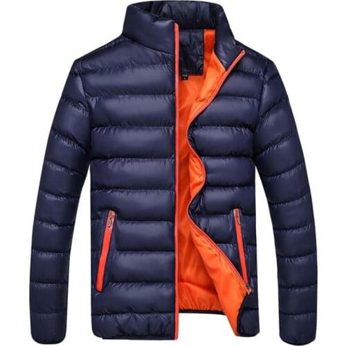 Free shipping 2017 Fashion Hot sale New Design Men Double Side Down Jacket Mens Winter Overcoat cotton Clothes