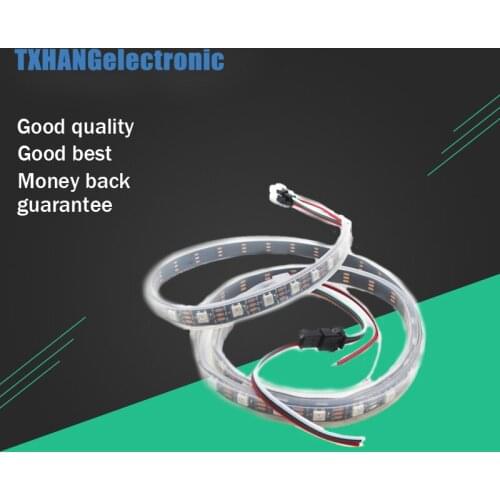 Wholesale 1M 60 Leds/Pixels/m WS2812B Non-Waterproof Individually Addressable Led Pixel Strip DC5V WS 2812 DIY electronics