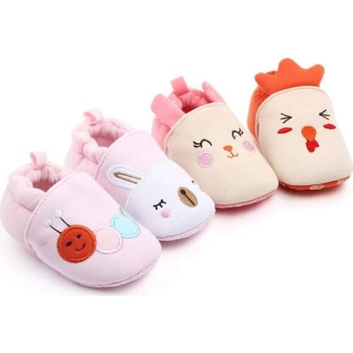 Autumn Baby Boys Girls First Walkers Toddler Soft Soled Sneakers Breathable Anti-Slip Casual Cartoon Shoes