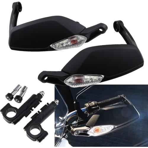 For DUCATI Hypermotard 820/ Hyperstrada 821 2013 2014 2015 Right Brake Side Left Clutch Side HandGuard Handlebar with Light