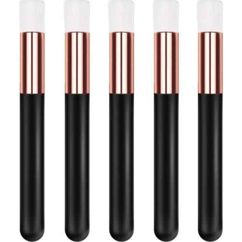 5Pcs Soft Eyelash Extensions Cleaning Brush Eyebrow Nose Comedones Washing Brushes Professional Eyelash Applicator Makeup Tools