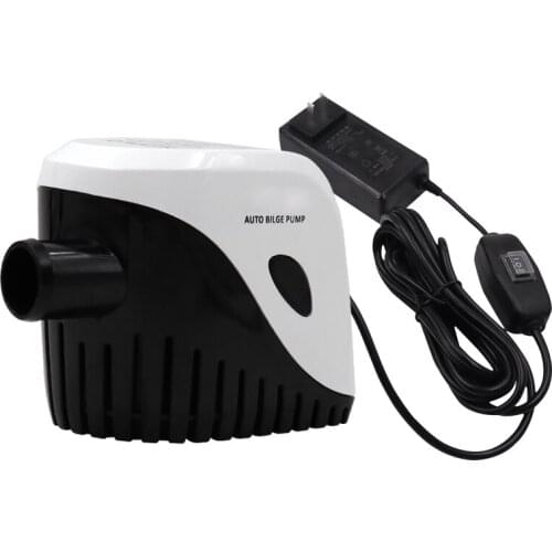 Bilge Pump for Boats and Yachts 1100 GPH 115V Underwater Electric motor Solar Powered Submersible Water Pumps