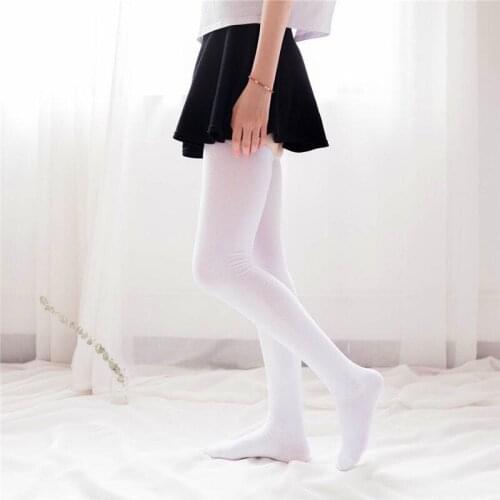 Women Autumn Winter Cotton Socks Fashion Stockings Casual Thigh High Over Knee Long Socks Girls Students Female Long Knee Socks