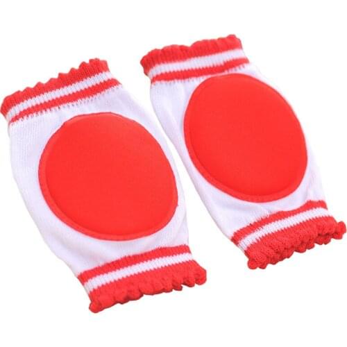 1Pair Baby Boys Girls Sport Kneepad Cozy Cotton Breathable Sponge Children Knee Pads Solid High Quality
