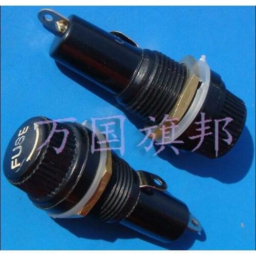 10A/250V AC Suitable for:6*30mm fuse holder Install diameter: 14.5 MM