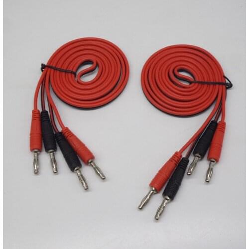 2pcs Speaker Connecting line 4mm banana plug audio Connecting line for 10-50w Bluetooth digital power amplifier