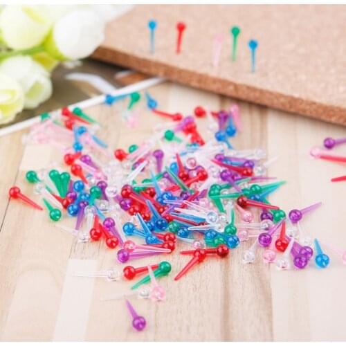 200pcs Plastic Safety Push Pins Thumbtacks For Dressmaking Scarf Tailor Offices Schools Supplies